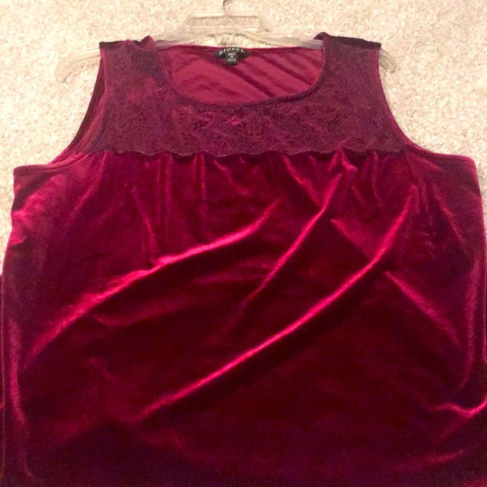 Velvet top